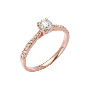 14KR 0.52CTW DIAMOND BRIDAL RING