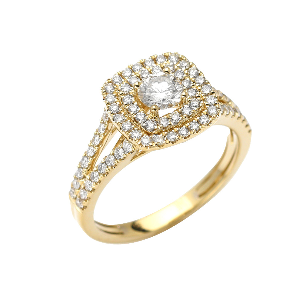 14KY 1.00CTW DIAMOND BRIDAL RING