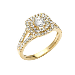 14KY 1.00CTW DIAMOND BRIDAL RING