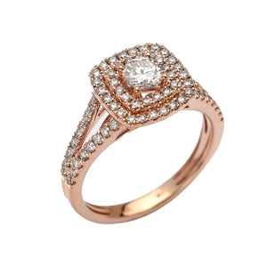 14KR 1.00CTW DIAMOND BRIDAL RING