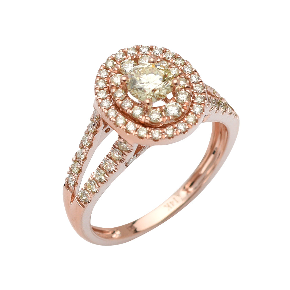 14KR 1.23CTW DIAMOND BRIDAL RING