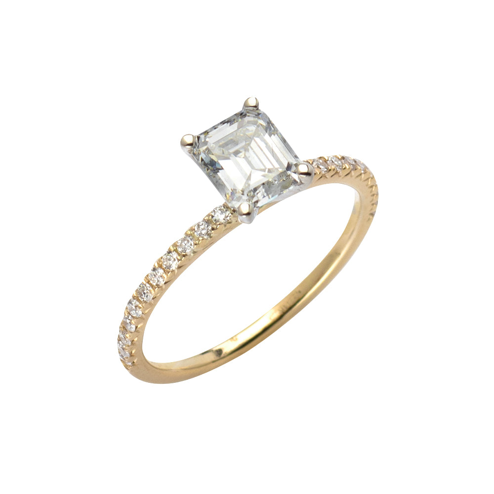 14KW 1.26CTW DIAMOND BRIDAL RING