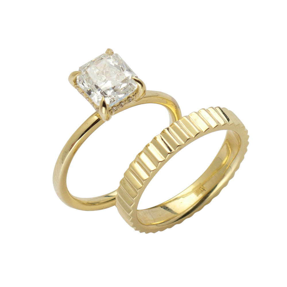 14KY 1.97CTW DIAMOND BRIDAL SET RING