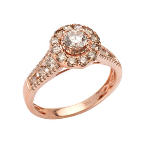 14KR 1.31CTW DIAMOND BRIDAL RING